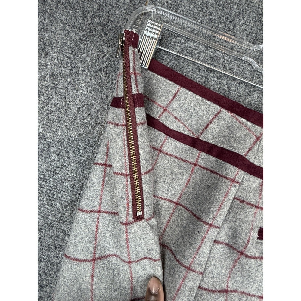 Bob Timberlake Plaid Wool Blend Mini Skirt Women's Size 6 Business Office - Picture 5 of 9